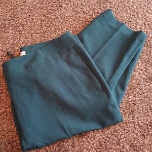 Kasper Pants Women's 16 Green Dress Pants Work Casual